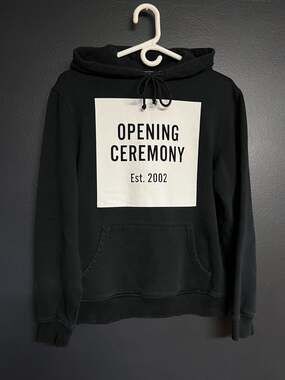 Opening Ceremony Box Logo Hoodie Size Medium